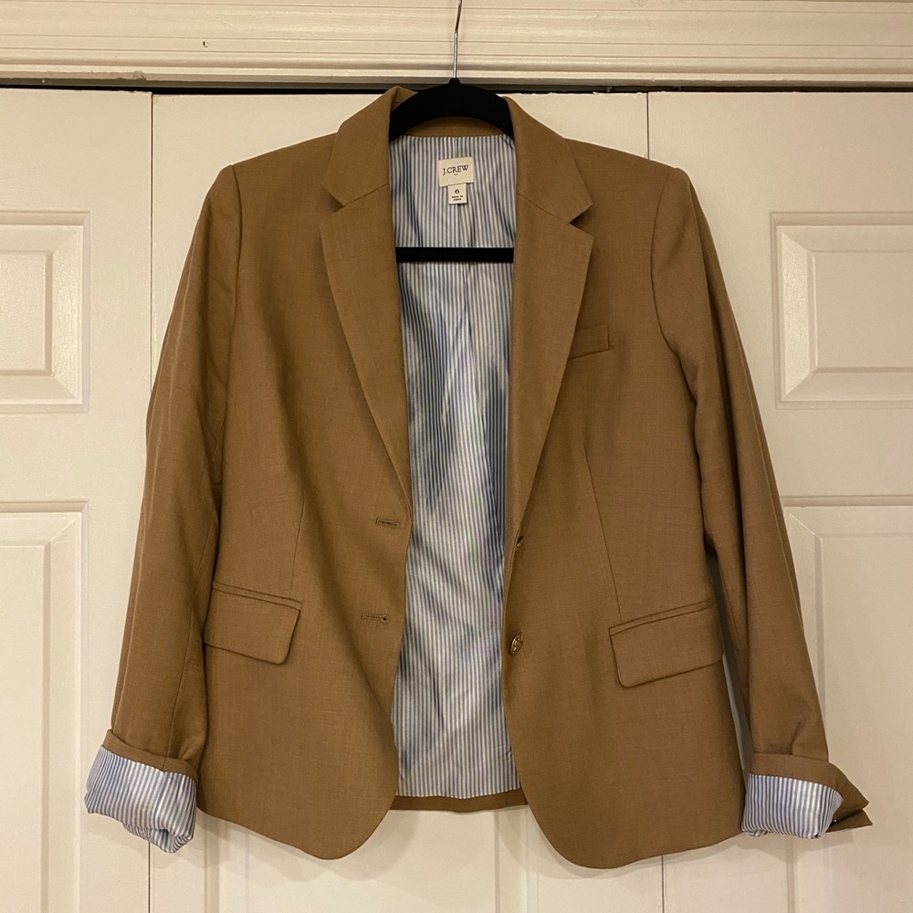 J Crew Camel Blazer